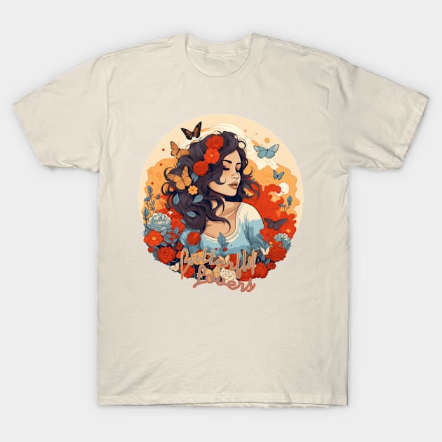 Butterfly Lovers T-Shirt by betta.vintage